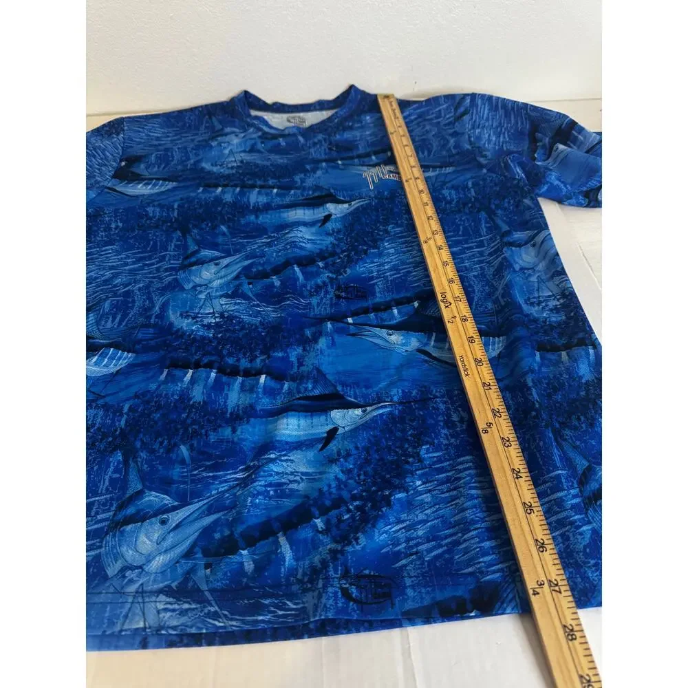 Guy Harvey‎ Men's Long Sleeve T-Shirt Camo by AFTCO Size L (44 Inch Chest) - Picture 6 of 8